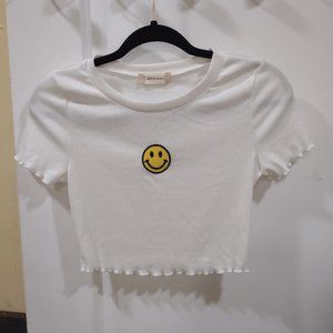 Altar'd State Smiley Crop Top